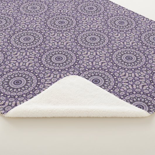 Couverture Sherpa Mandala 8 Sherpa Blanket (3/4)