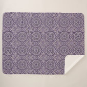 Couverture Sherpa Mandala 8 Sherpa Blanket (Devant (Horizontal))