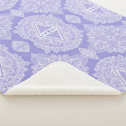 Couverture Sherpa Mandala de diamant céleste (3/4)
