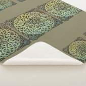 Couverture Sherpa Mandala de l'entrelacs celtique (3/4)