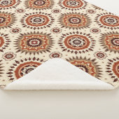 Couverture Sherpa Mandala de radiance terreuse (3/4)