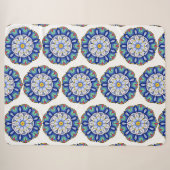 Couverture Sherpa Mandala Motif 01 (Devant (Horizontal))