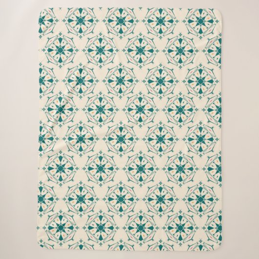 Couverture Sherpa Mandala motif Sherpa Blanket (Devant)