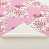 Couverture Sherpa Mandala romantique de la Saint-Valentin  (3/4)
