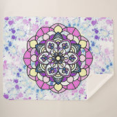 Couverture Sherpa Mandala Sherpa Blanket (Devant (Horizontal))