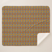 Couverture Sherpa Mandala Soleil Céleste (Devant (Horizontal))