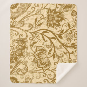 Couverture Sherpa Mandalas ethniques : Motif de style indien