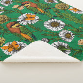 Couverture Sherpa Mangeurs d'abeilles sur une prairie printanière (3/4)