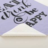 Couverture Sherpa Mangez, boisson et soyez heureux (3/4)