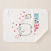 Couverture Sherpa Manta Mostropi│Love is in the air (Devant (Horizontal))