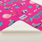 Couverture Sherpa Manta Polar 80s Costume Vibrant pink Retro culture (3/4)