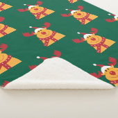 Couverture Sherpa Manta Polar "Reno Nariz Roja" (3/4)