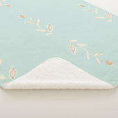 Couverture Sherpa Manta sherpa con diseño floral. (3/4)
