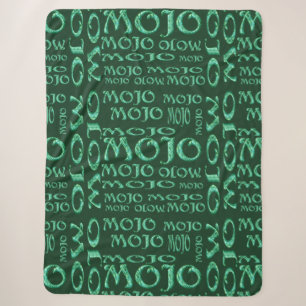 Couverture Sherpa Manteau de sherpa vert mojo