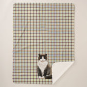 Couverture Sherpa manx cat bi-col (Devant)