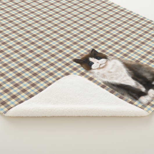 Couverture Sherpa manx cat bi-col (3/4)