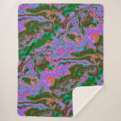 Couverture Sherpa Marbre aigre (Devant)