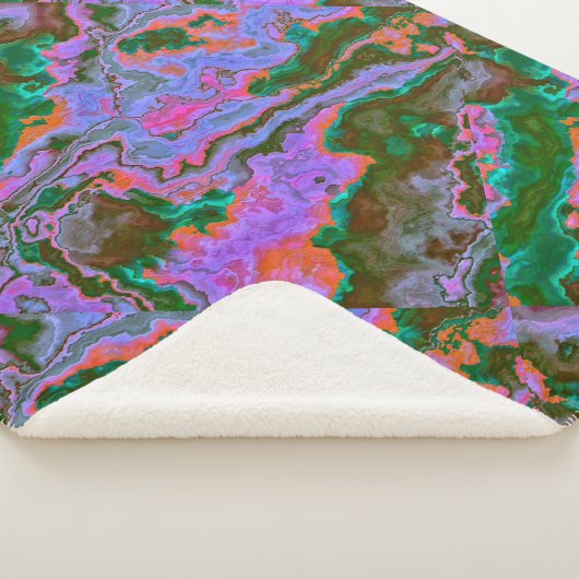 Couverture Sherpa Marbre aigre (3/4)