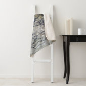 Couverture Sherpa Marbre Brown et gris Sherpa Blanket (En situation)