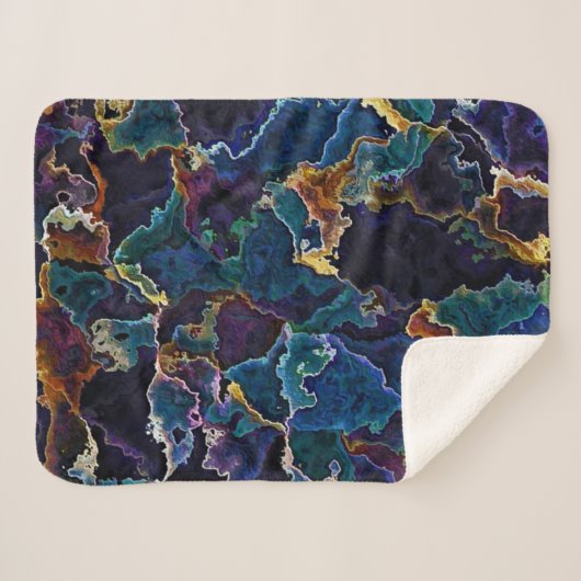 Couverture Sherpa Marche à huile (Devant (Horizontal))