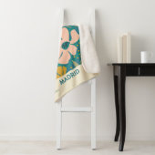 Couverture Sherpa Marché aux fleurs Madrid Imprimer (En situation)