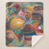 Couverture Sherpa Marché portugais | Sonia Delaunay-Terk | (Devant)