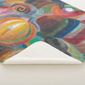 Couverture Sherpa Marché portugais | Sonia Delaunay-Terk | (3/4)