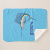 Couverture Sherpa Marée de plaisance de l'espadon (Devant (Horizontal))