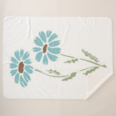 Couverture Sherpa Marguerites (Devant (Horizontal))