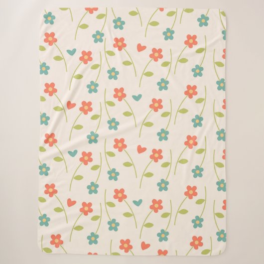 Couverture Sherpa Marguerites (Devant)