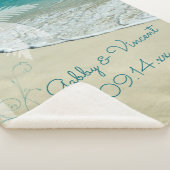 Couverture Sherpa Mariage de plage tropicale (3/4)
