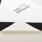 Couverture Sherpa Mariage élégant Ajouter une photographie personnal (3/4)