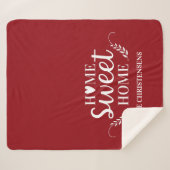Couverture Sherpa Mariage personnalisé Couples (Devant (Horizontal))