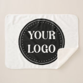 Couverture Sherpa Mariage sur mesure, Élégant, Cadeaux Anniversaires (Devant (Horizontal))