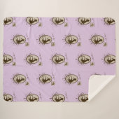 Couverture Sherpa Marie Curie - Lavendar (Devant (Horizontal))