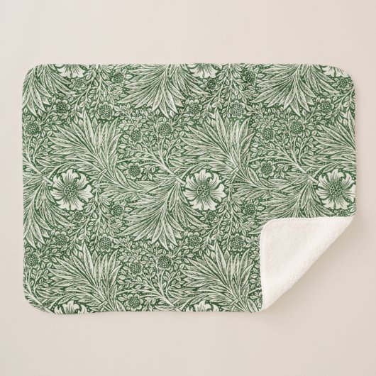 Couverture Sherpa Marigold (par William Morris) (Devant (Horizontal))