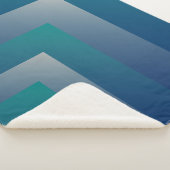 Couverture Sherpa Marine gris turquoise (3/4)