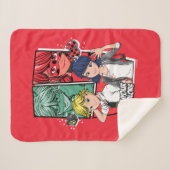 Couverture Sherpa Marinette comique miqueuse & Adrien Véritables Cou (Devant (Horizontal))