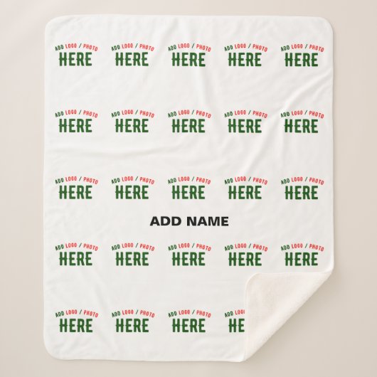 COUVERTURE SHERPA MARQUE BLANCHE MODERNE ET PERSONNALISABLE VÉRIFIÉE (Devant)