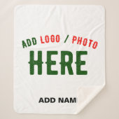 COUVERTURE SHERPA MARQUE BLANCHE MODERNE ET PERSONNALISABLE VÉRIFIÉE (Devant)