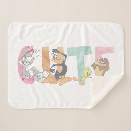 Couverture Sherpa marque-mot LOONEY TUNES™ (Devant (Horizontal))