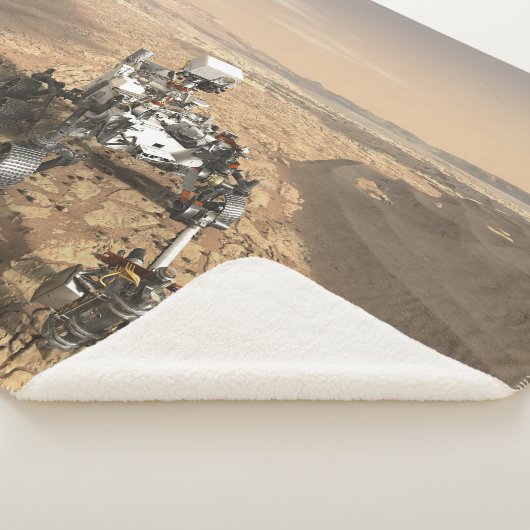Couverture Sherpa Mars 2020 Rover Sur La Surface De Mars. (3/4)