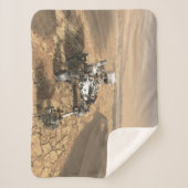 Couverture Sherpa Mars 2020 Rover Sur La Surface De Mars. (Devant)