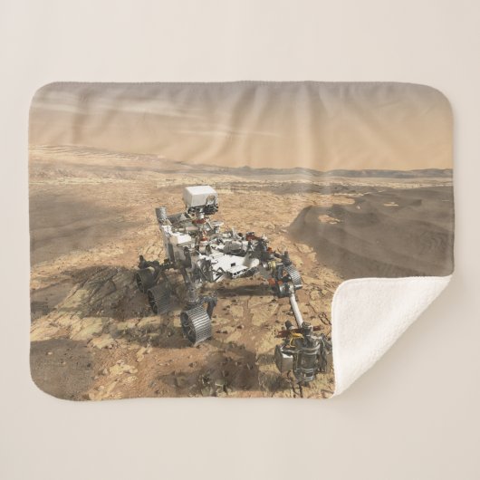 Couverture Sherpa Mars 2020 Rover Sur La Surface De Mars. (Devant (Horizontal))