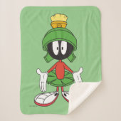 Couverture Sherpa MARVIN LE MARTIAN™ Confus (Devant)
