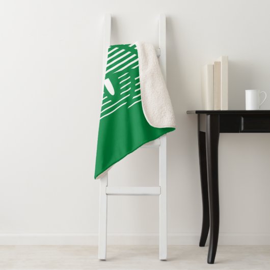 Couverture Sherpa MARVIN L'Icône rayée MARTIAN™ (En situation)