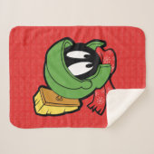 Couverture Sherpa MARVIN MARTIAN™ "Outta This World" Holiday (Devant (Horizontal))