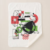 Couverture Sherpa MARVIN THE MARTIAN™ Glitch (Devant)