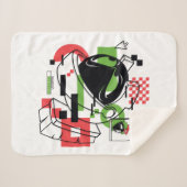 Couverture Sherpa MARVIN THE MARTIAN™ Glitch (Devant (Horizontal))