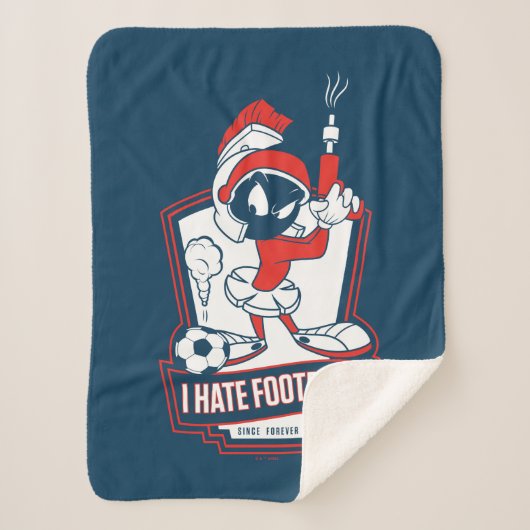 Couverture Sherpa MARVIN THE MARTIAN™ "I Hate Football" Graphic (Devant)